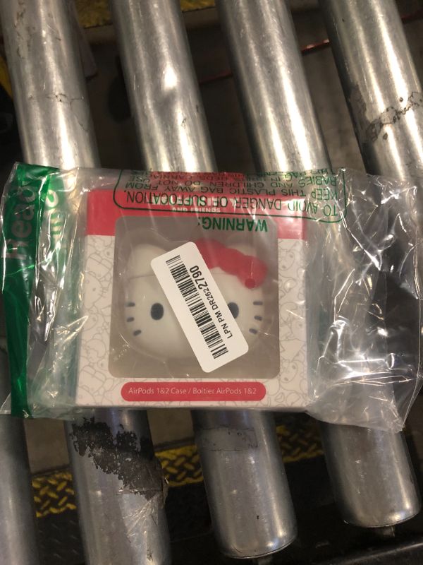Photo 1 of iFace x Sanrio Cute Silicone Protective Cover Designed for AirPods 1/2 Case [Carabiner Clip Included] [Wireless Charging Compatible] - Hello Kitty