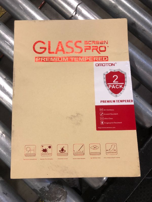 Photo 1 of OMOTON Screen Protector for iPad Air 5th 4th Generation (Air 5/4, 10.9 Inch, 2022/2020) iPad Pro 11 Inch (2022/2021/2020/2018) Tablet - Tempered Glass, Case Friendly, Apple Pencil Compatible, 2 Pack