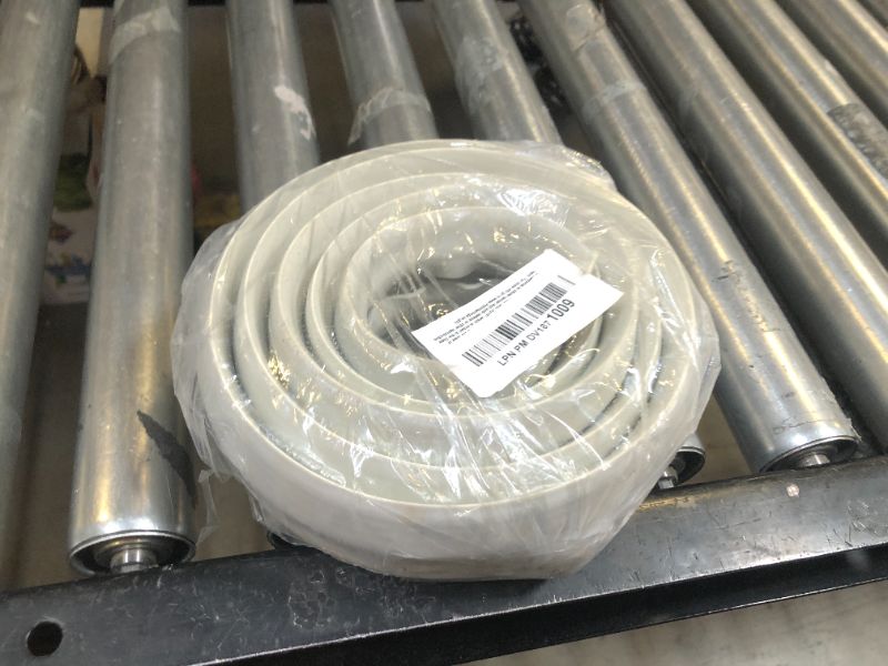Photo 1 of 6.5 Feet Cable Protector + Cord Cover — Durable Ivory PVC is Flexible, Odor Free, Easy to Unroll and Open — Conceal Wires at Home, Office, Warehouse, Workshop, Concerts