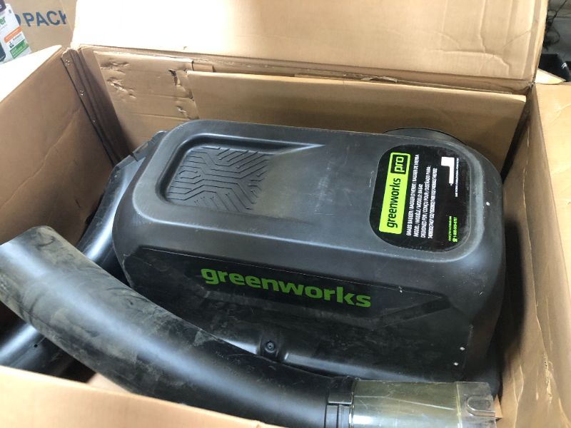 Photo 1 of Greenworks 42" Bin Bagger Accessory