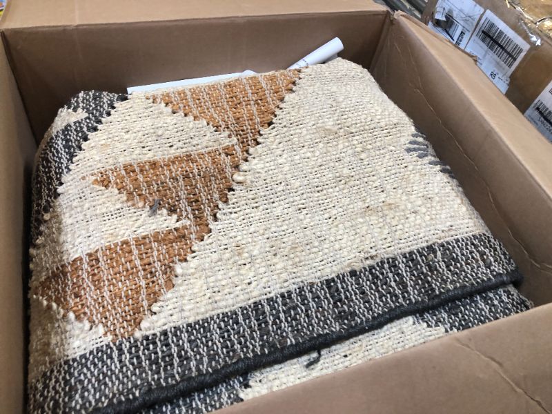 Photo 1 of nuLOOM Rosanna Southwestern Symbols Jute Area Rug, 6x9, Natural