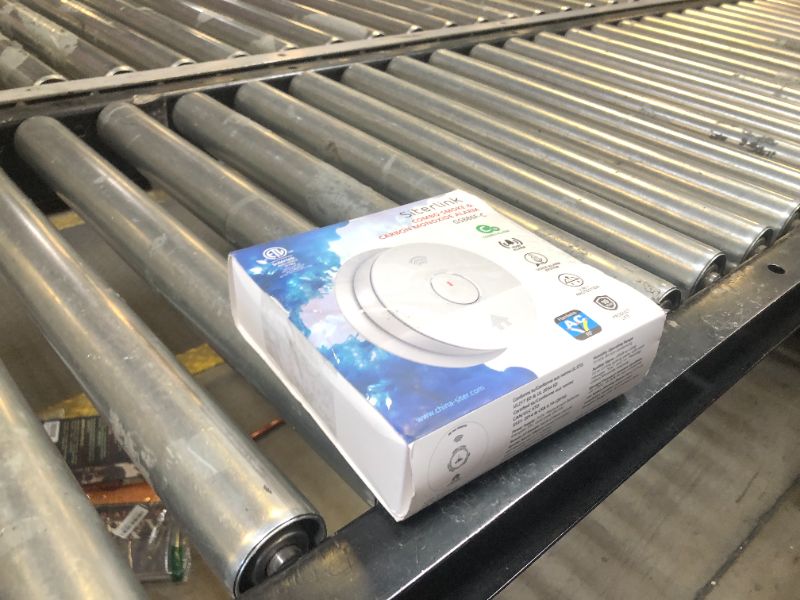 Photo 1 of Siterlink Hardwired Interconnected Smoke and Carbon Monoxide Detector Combo, 2 in 1 Smoke and CO Detector with Replaceable Batteries Back Up, AC Smoke and CO Alarm, Voice Alert, Self-Check, 1 Pack