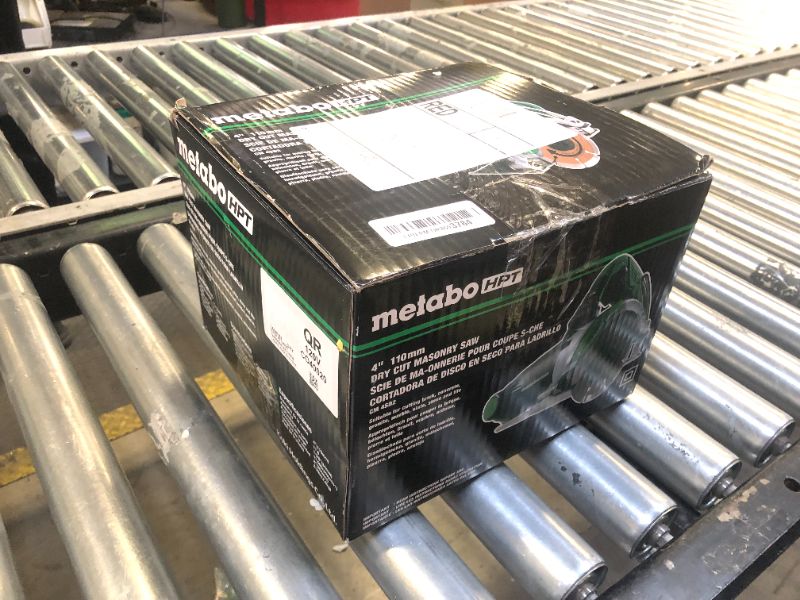 Photo 1 of Metabo HPT Masonry Saw | 4-Inch Diamond Blade | Cuts Pavers, Concrete, Tile & More | CM4SB2