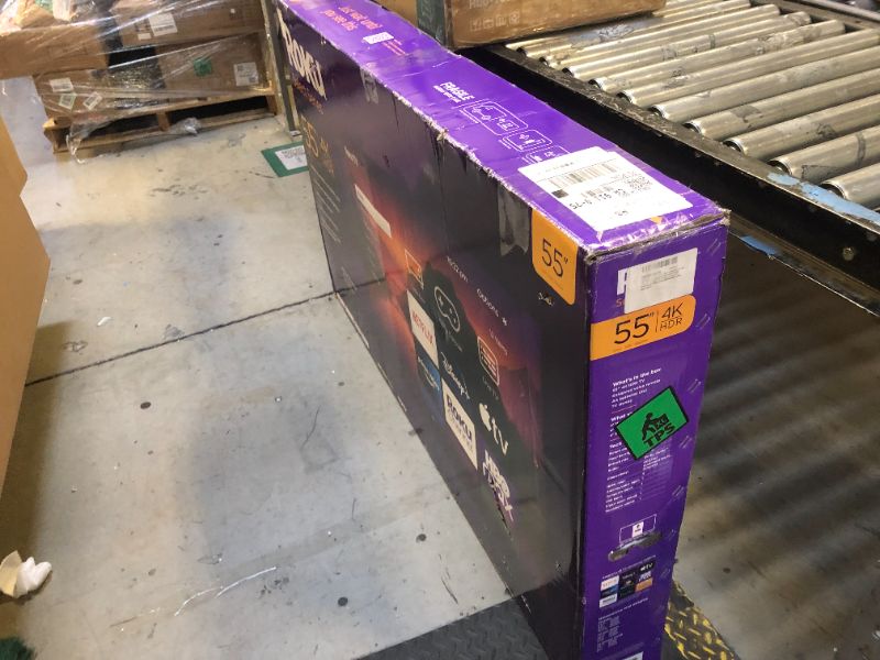 Photo 1 of Roku Smart TV – 55-Inch Select Series 4K HDR RokuTV with Roku Enhanced Voice Remote, Brilliant 4K Picture, Automatic Brightness, & Seamless Streaming – Live Local News, Sports, Family Entertainment