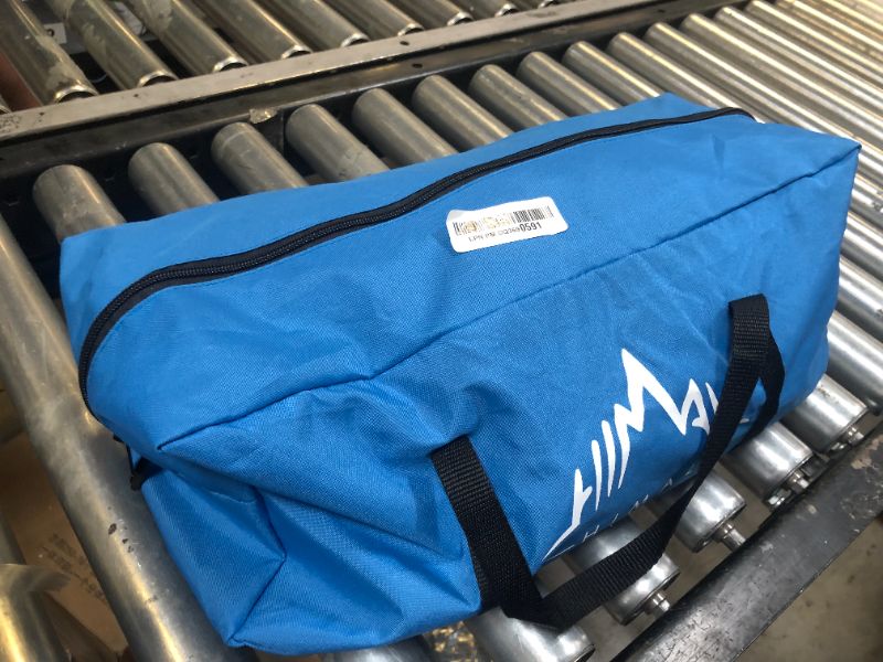 Photo 1 of Himal Portable PVC Framed Cornhole Game Set with 8 Bean Bags and Carrying Bag (Blue-Red,3 x 2-feet)