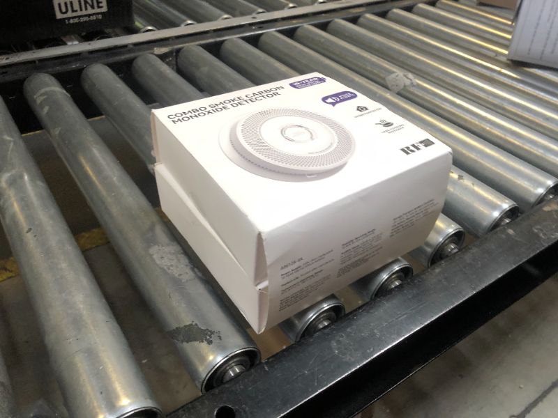 Photo 1 of Ecoey Wireless Interconnected Combination Smoke and Carbon Monoxide Detector with 10-Year Battery, Interlinked Fire and CO Alarm with Bilingual Voice Alerts and LED Indicators, A8612B-4R, 2 Packs