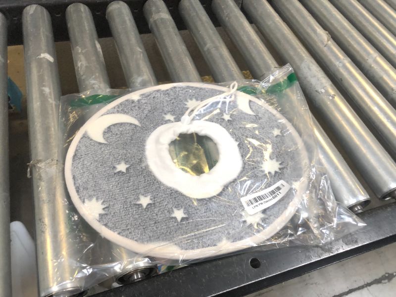 Photo 1 of MABOZOO Adjustable Soft Dog Cone for Dogs After Surgery, Glow in The Dark Pet Recovery Collar for Dogs and Cats,Comfy Elizabethan Collar After Surgery for Prevent Biting Scratching(S)