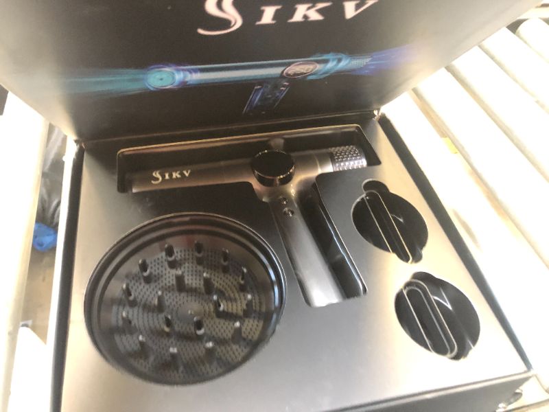 Photo 1 of ?TurboBlast 2200W Smart Hair Dryer - Brushless Motor, AI Temperature Sensor, Negative Ion Generator for Shiny Hair, Dual Voltage for Worldwide Use, Ideal for Home, Salon and Hotels