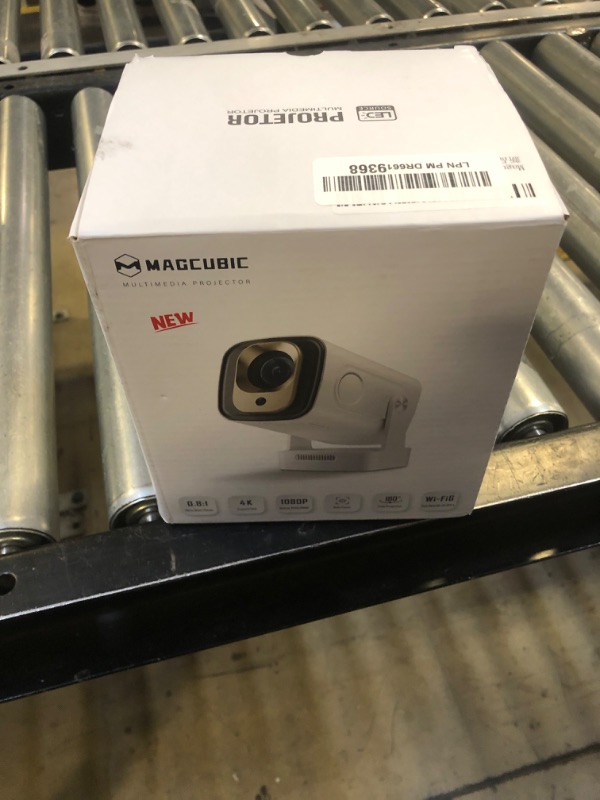 Photo 1 of ?Auto Focus&1080P?Magcubic Mini Smart Projector with 4K Support, Portable Projector with Wifi and Bluetooth, 5W Speaker, Built in Apps, Voice Control, Outdoor Movie Projector