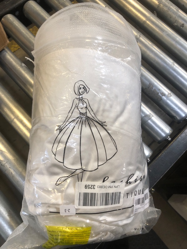 Photo 1 of ABAO SISTER Short Little Girls Pageant Dresses for Wedding Kids First Communion Puffy Ball Gown (2, White)