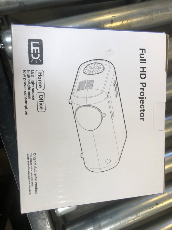 Photo 1 of Mini Portable Projector for iPhone (2025), 1080P Full HD Supported Video Projector with WiFi and Bluetooth, No built-in app and HDMI, Compatible with Smartphone/PS4/PC/Laptop (Without system) ?