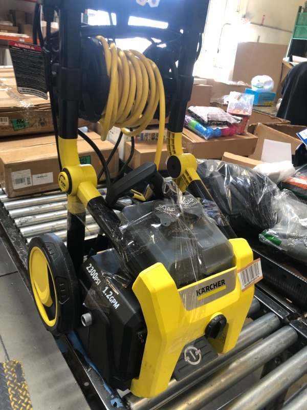Photo 1 of Kärcher Pressure Washer K2300PS, Max 2875 PSI, 4 Spray Nozzles, Detergent Tank, Hose Reel, For Cars, Driveways, Siding, Patios, 2.07 max. GPM