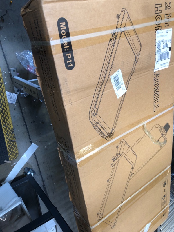 Photo 1 of Acezoe Walking Pad Under Desk Treadmill with Incline, 2 in 1 Foldable Treadmills for Home Small Office, 300 lbs Capacity, Portable Compact Walking Treadmill with Remote Control, LED Display and Apps