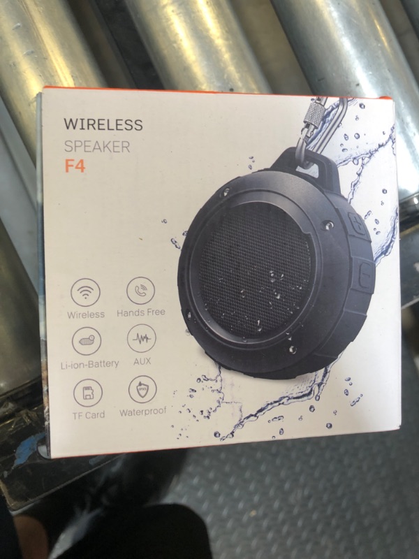 Photo 1 of Kunodi Outdoor Waterproof Bluetooth Speaker, Wireless Portable Mini Shower Travel Speaker with Subwoofer, Enhanced Bass, Built in Mic for Sports, Pool, Beach, Hiking, Camping