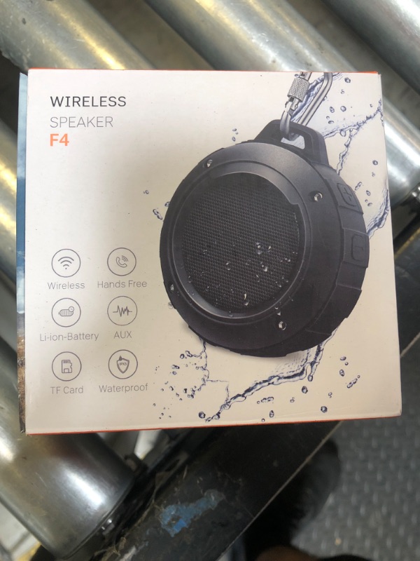 Photo 1 of Kunodi Outdoor Waterproof Bluetooth Speaker, Wireless Portable Mini Shower Travel Speaker with Subwoofer, Enhanced Bass, Built in Mic for Sports, Pool, Beach, Hiking, Camping