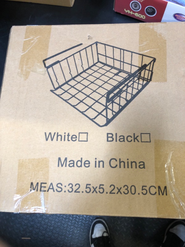 Photo 1 of ????? ????? ?????? Storage 2Pack - 12.6in Metal Under Shelf Storage, Hanging Wire Basket Shelves, Undershelf Storage Basket for Kitchen Pantry Bookshelf