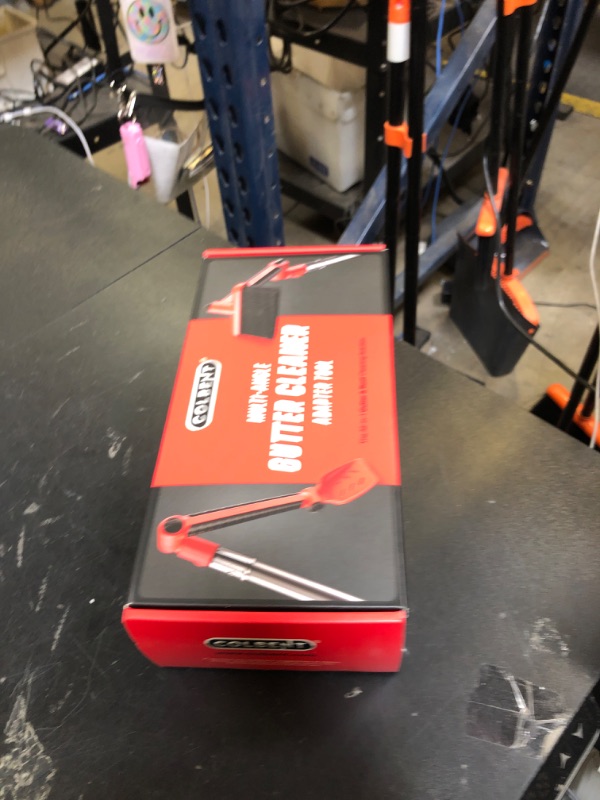 Photo 1 of Multi-Angle Gutter Cleaning Tools from the Ground - Gutter Cleaner tool attachment with Gutter Scoop & Roof Brush for easy rain gutter cleaning and leaf removal from Gutter Guard (Pole Not Included)