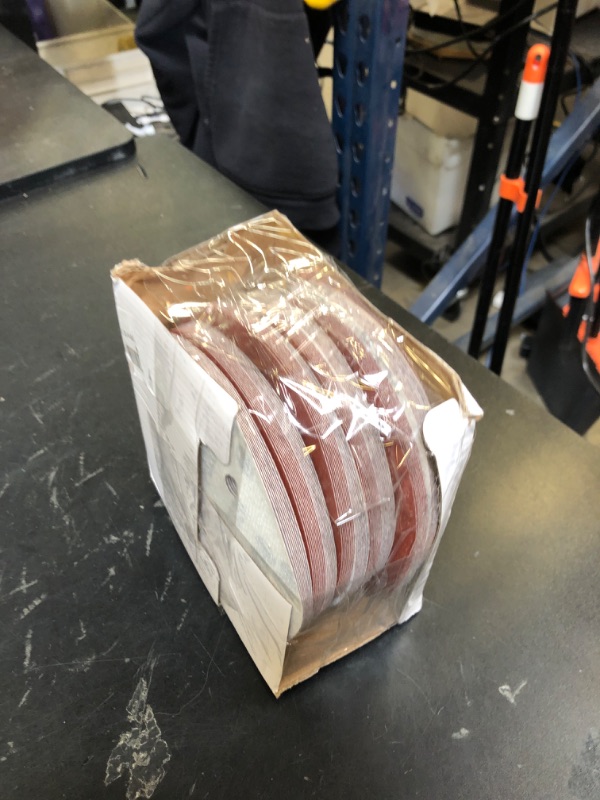 Photo 1 of 100 PCS 6 Inch Sanding Discs 320 Grit, 6 Hole Hook and Loop Sandpaper, Round Orbital Sand Paper Discs for Sander