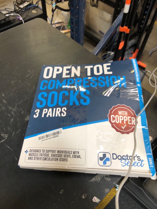 Photo 1 of Doctor's Select 3 Pairs Copper Toeless Compression Socks Women & Men - 20-30 mmHg Open Toe Knee High, Nude Compression Socks, Compression Socks for Women Nude, Tan