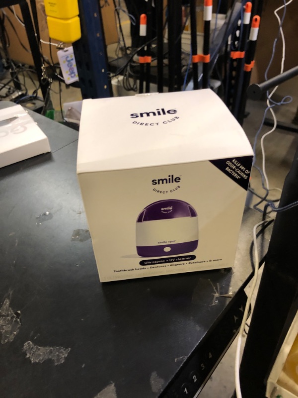 Photo 1 of SmileDirectClub Smile Spa Ultrasonic and UV Cleaning Machine for Alingers, Retainers, Toothbrush Heads, and More