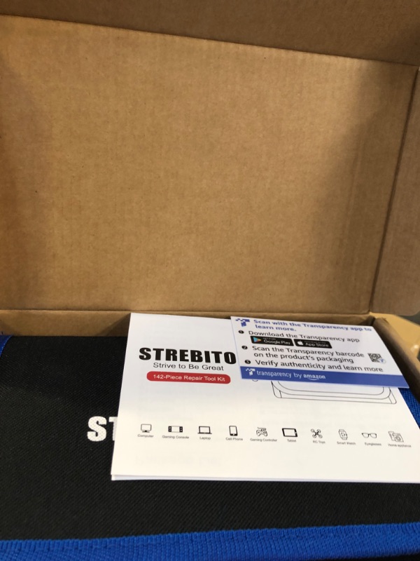 Photo 1 of STREBITO Electronics Precision Screwdriver Sets 142-Piece with 120 Bits Magnetic Repair Tool Kit for iPhone, MacBook, Computer, Laptop, PC, Tablet, PS4, Xbox, Nintendo, Game Console