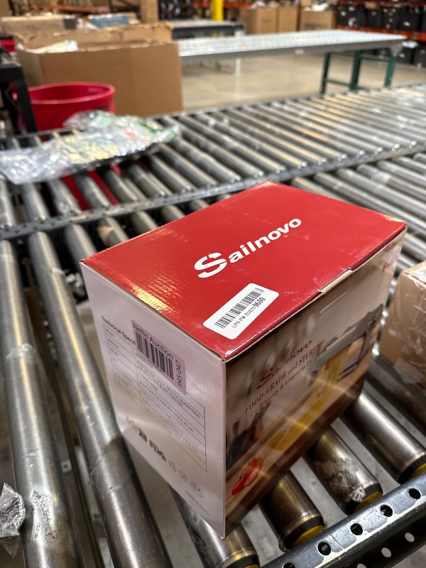 Photo 1 of Sailnovo Pasta Maker Machine, 180 Roller Pasta Maker, 9 Adjustable Thickness Settings 2-in-1 Noodles Maker with Rollers and Cutter, Perfect for Spaghetti, Fettuccini, Lasagna or Dumpling Skin Silver