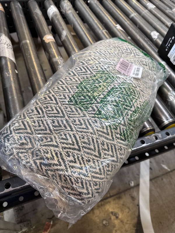 Photo 1 of DII Diamond Throw Collection Cotton Woven, 50x60, Hunter Green