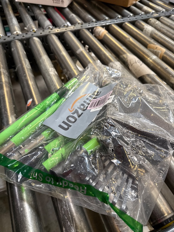 Photo 1 of MXF Pooper Scooper, Dog Pooper Scooper Long Handle Stainless Metal Tray and Rake Set for Medium Small Dogs Heavy Duty - Use on Grass, Dirt or Gravel - Pet Supplies (Green)