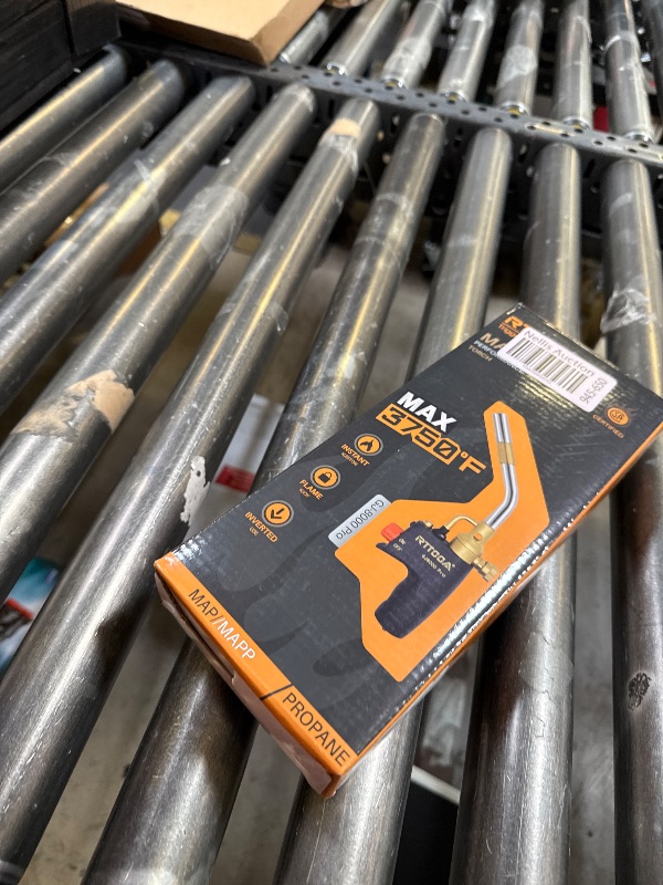 Photo 1 of High Intensity Propane Torch Head, GJ-8000Pro Trigger Start Mapp/Map Gas Torch with Self Ignition, Pencil Flame Welding Torch Fuel by MAPP, MAP/PRO and Propane gas?CSA Certified)