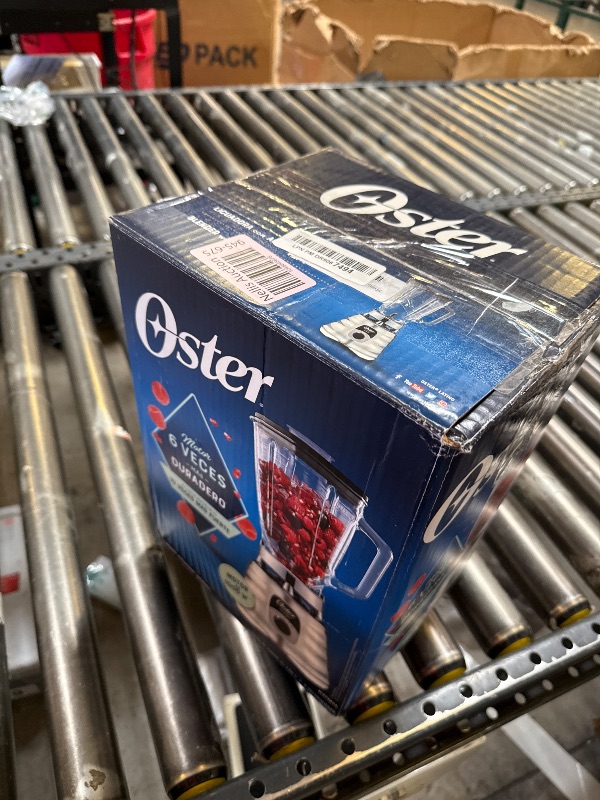 Photo 1 of Oster Original 3 Speed Chrome Blender, 6 Times more Durable Motor, 10 Times Stronger, 5 Cup Glass Jar