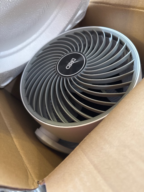 Photo 1 of Dreo Fan for Bedroom, 12 Inches, 70ft Powerful Airflow, 28db Quiet Table Air Circulator Fans for Dorm Room, 120° Adjustable Tilt, 3 Speeds, Desktop Fan for Home, Office, Kitchen