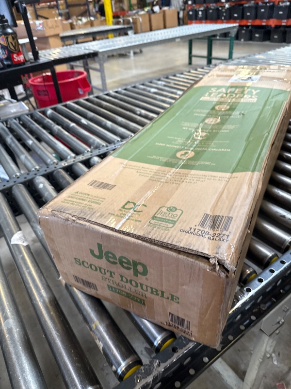 Photo 1 of Jeep Scout Double Stroller, Charcoal Galaxy