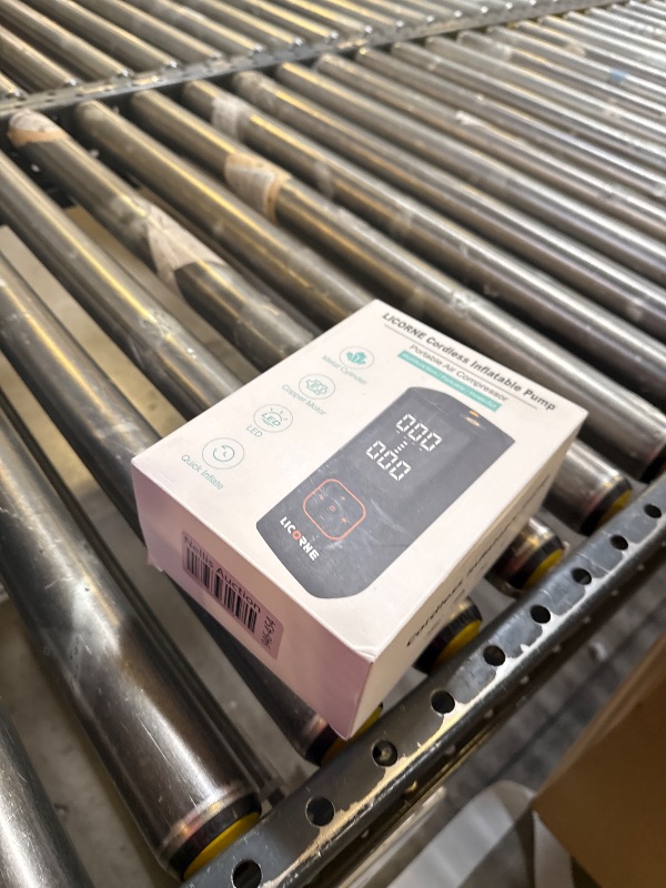 Photo 1 of Tire Inflator Portable Air Compressor, 5X Faster Portable Air Pump for Car Tires with Powerful Battery, 180PSI Cordless Air Pump with Digital Pressure Gauge for Cars, Bike & Motorcycle Tires, Ball