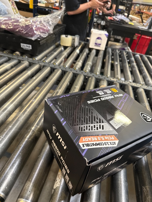 Photo 1 of MSI MPG A850G PCIE 5.1 & ATX 3.1 Gaming Power Supply - Full Modular - 80 Plus Gold Certified 850W - 100% Japanese 105°C Capacitors - Compact Size - ATX PSU - 10 Year Warranty
