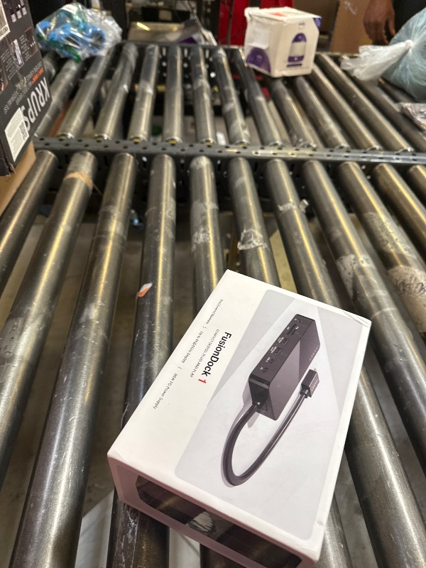 Photo 1 of iVANKY FusionDock 1 M4 MacBook Pro Docking Station with 150W Power Adapter, 12-in-2 Dual 4K@60Hz Monitor Dock for MacBook M1/M2/M3 Pro/Max Display Dock 2HDMI 2.0, 96W PD, 6 USB, Ethernet SD/TF Audio