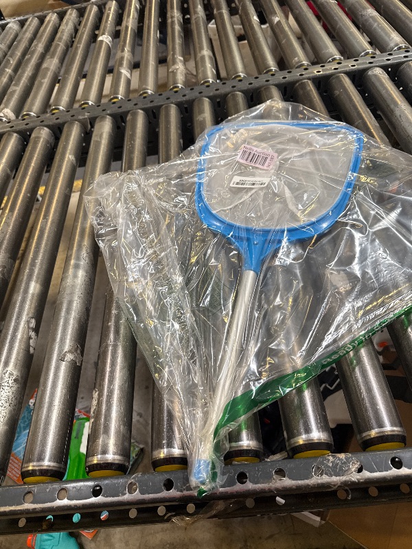Photo 1 of TidyMister Hot Tub Skimmer Spa Net with 12'' Aluminum Pole Ultra Fine Mesh Net Handy Leaf Skimmer for Small Above Ground Pools Pick Up Fine Debris Lightweight Net