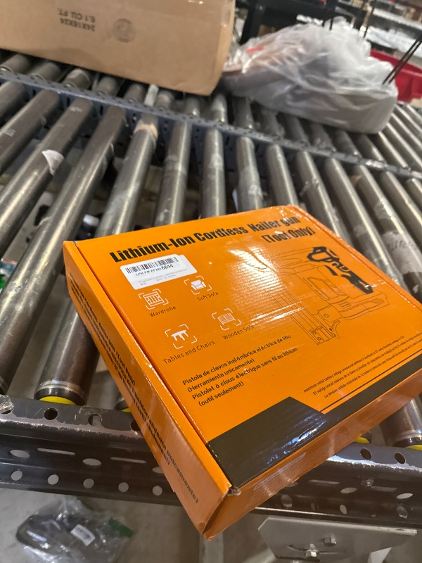 Photo 1 of BROVR 18 Gauge Brad Nailer Gun Cordless for Dewalt 20V Battery (No Included), 2 in 1 Nail Gun/Staple Gun Battery Powered with 2000 Nails, Drive 3/8 to 1-1/4in Nails & Crown 5/16 to 7/8in Staples