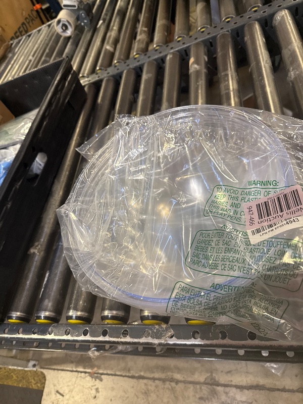 Photo 1 of Prestee Clear Plastic Serving Bowls, 150 Oz 4 Pack - Round Large Disposable Bowls, Punch Bowl, Party, Chip Bowl Containers - Candy, Salads, Parties, and Serving Food - Large Salad Dish for Eating