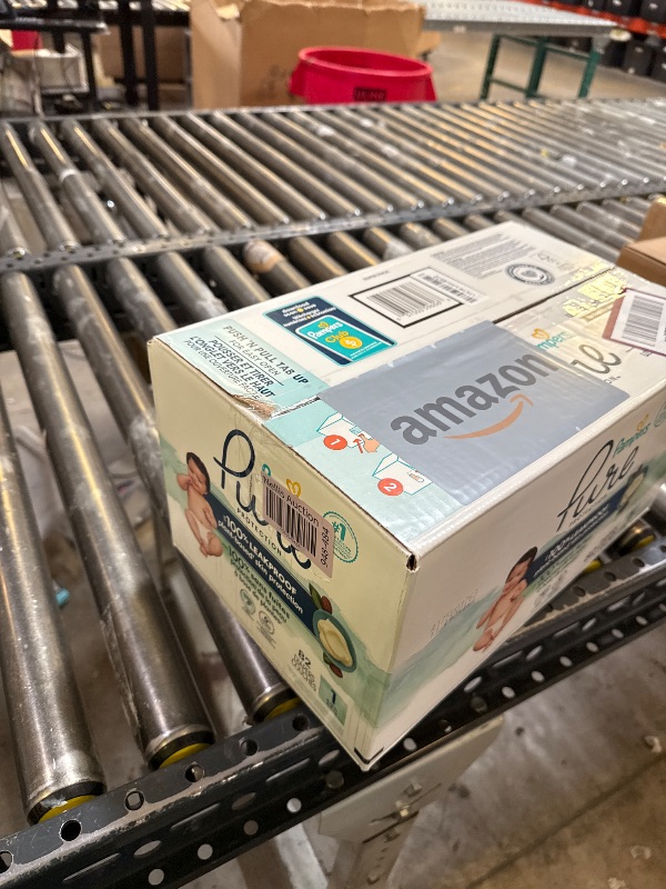 Photo 1 of Pampers Pure Protection Baby Diapers, Size 1 (8-14 lbs), 82 Count, Up to 100% Leakproof, Premium Plant-based Skin Protection, Hypoallergenic Soft Diapers