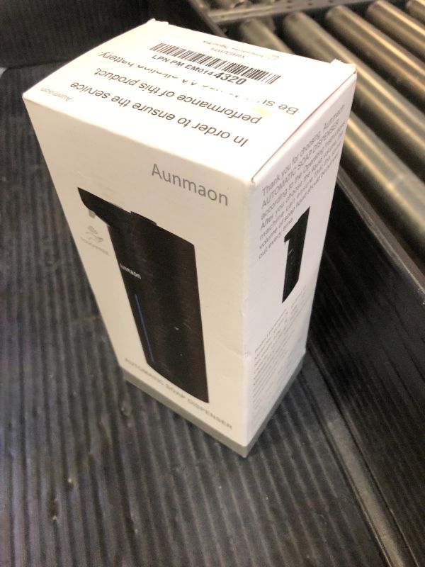 Photo 1 of Aunmaon Automatic Soap Dispenser Touchless, Modern, Kitchen & Bathroom, Hands-Free, Adjustable Volume, Long Battery Life, Compatible with Thick & Thin Soap, Easy for Toddlers, Clog-Free, Black