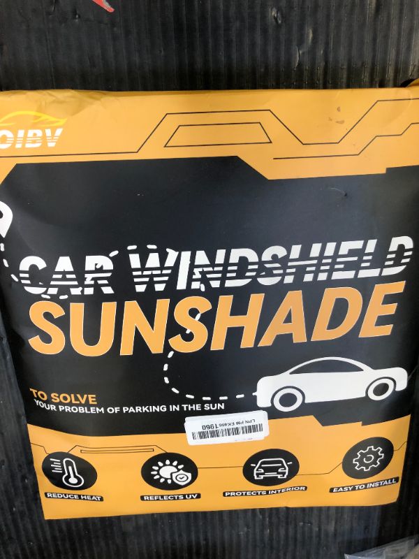 Photo 1 of ZOIBV for Toyota Highlander 2020-2024 2025 Sun Shade Sunshade Windshield Cover, 4-Layer Front Window Shade Custom Fit Highlander L LE XLE Limited Platinum Sun Visor 240T Fabric Car Accessories