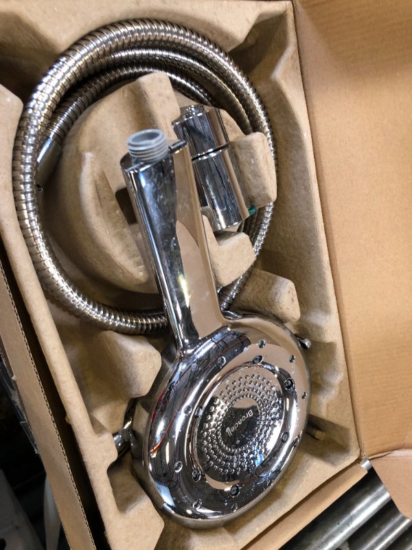 Photo 1 of Brondell Nebia Yuba HandHeld Shower Head, 60" Stainless Steel Hose, 5 Setting, Precision Nozzle, Chrome