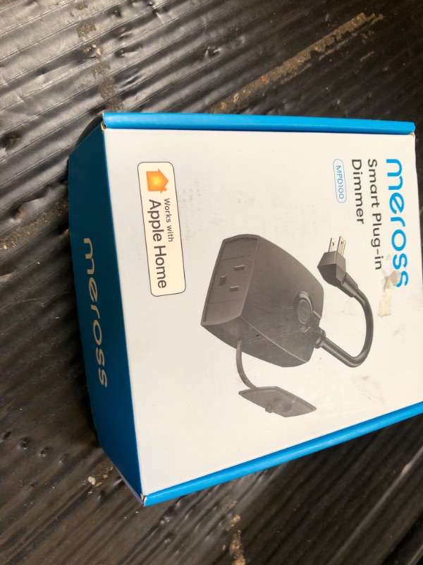 Photo 1 of meross Outdoor Dimmer Plug, Smart Outdoor Plug Works with Apple HomeKit, Alexa, Google Home, IP44 Outdoor Dimmer for String Lights Lamps, Patio Lights with Voice & Remote Control, Schedule & Timer