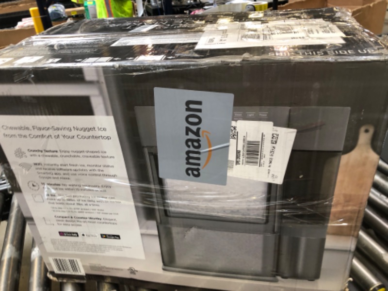 Photo 1 of GE Profile Opal 2.0 XL with 1 Gallon Tank, Chewable Crunchable Countertop Nugget Ice Maker, Scoop included, 38 lbs in 24 hours, Pellet Ice Machine with WiFi & Smart Connected, Stainless Steel