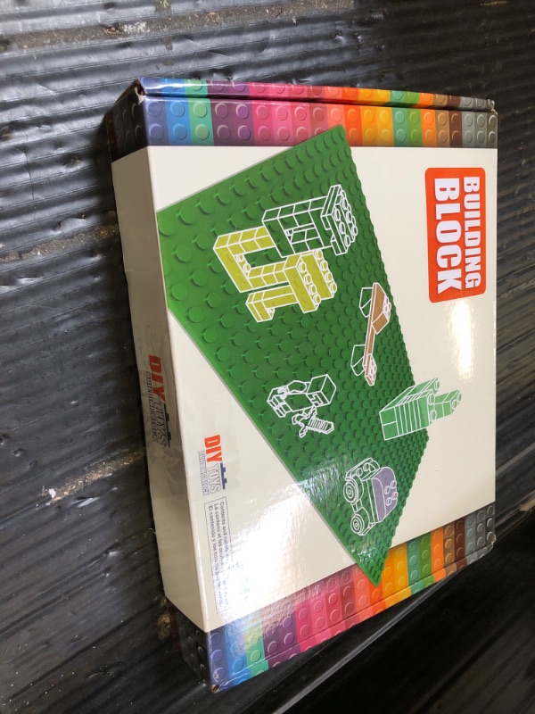 Photo 1 of ekuzi Classic Bulk Bricks Compatible with Lego Baseplate, Building Blocks in Random Color, Kids Creative Set, Mixed Shape