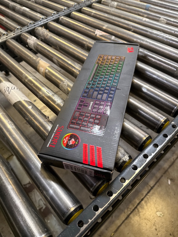 Photo 1 of Redragon Mechanical Gaming Keyboard Wired, 11 Programmable Backlit Modes, Hot-Swappable Red Switch, Anti-Ghosting, Double-Shot PBT Keycaps, Light Up Keyboard for PC Mac