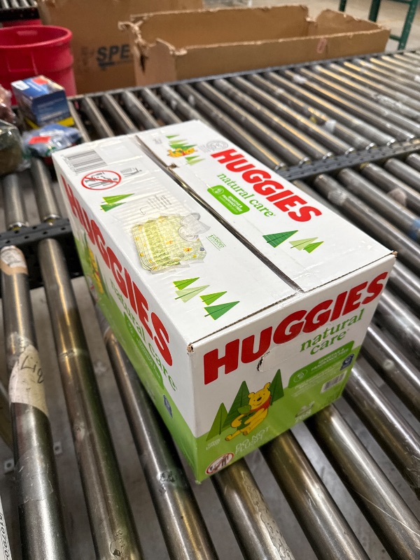 Photo 1 of Huggies Natural Care Sensitive Baby Wipes, Unscented, 12 Flip-Top Packs (768 Wipes Total)