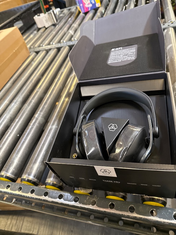 Photo 1 of AKG Pro Audio K371 Wired Over-Ear, Closed-Back, Foldable Professional Recording Studio Headphones, Studio Monitor Mixing, Podcast, DJ Stereo Headsets, Black