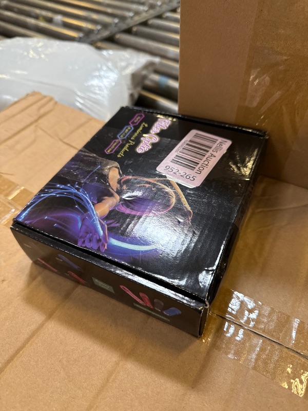 Photo 1 of AMKI 6ft Rechargeable LED Fiber Optic Whip, 360 Swivel 36 Mode Effects Super Bright Light Up Dance Rave Toy Great for Raves Parties, Light Shows, EDM Pixel Whip Flow Lace Dance Festival