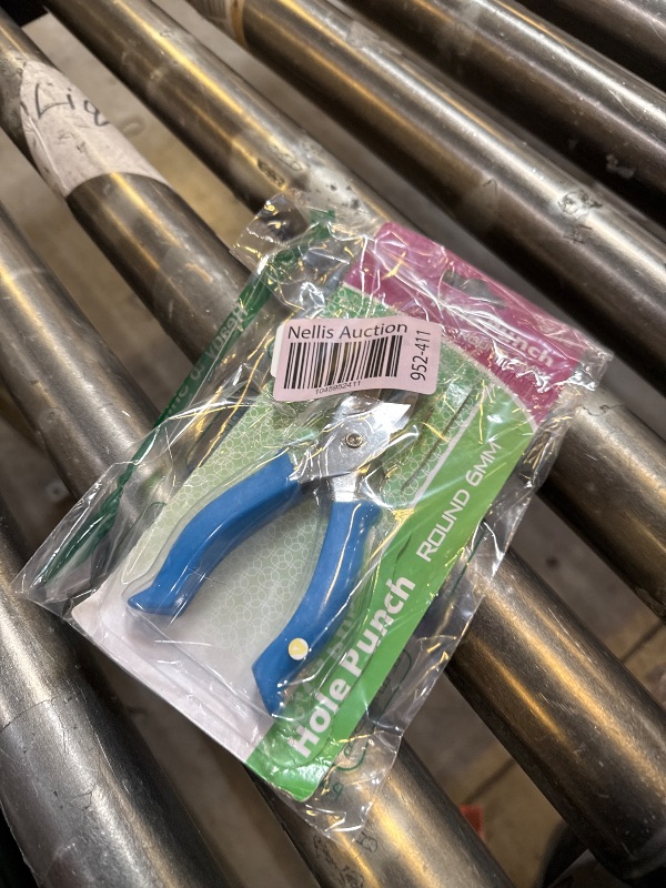 Photo 1 of Single Hole Punch 1/4” Paper Hole Puncher for Crafts, One Hole Puncher with Blue Soft Grip Handle for Kids and Adults, Handheld Circle Punch for Paper Crafts in Home, Office, Classroom